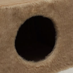 Комплекс для кошек с когтеточкой, с домиком и 2 полками, 37 х 37 х 120 см, бежевый - Simaland фото 16