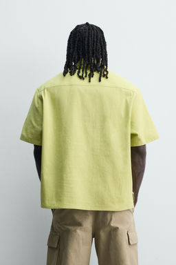 CAMISA RELAXED FIT ALGOD?N - VISCOSA / Lima - Zara фото 3