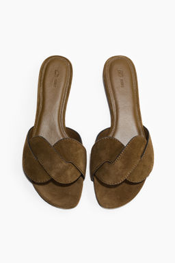 Sandalias de piel
