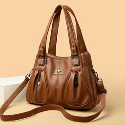 Сумка A-2208-Brown - Ferro фото 2
