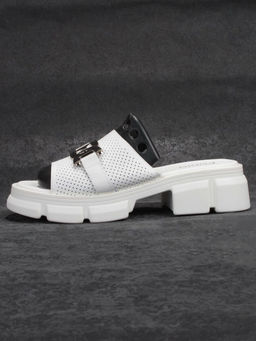 08-PEY148-1 WHITE Босоножки женские (натуральная кожа) - Фабричный китай фото 4