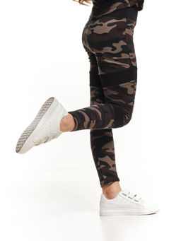 Леггинсы спортивные камуфляжные UD 4573 камуфляж - Mini maxi фото 3