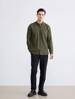 Regular Fit Gabardin Erkek G?mlek