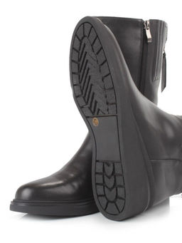 Z4212M BLACK Полусапоги зимние женские (натуральная кожа, натуральный мех) - Фабричный китай фото 15