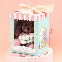 Мягкая игрушка «Милашка Li», заяц, 25 см