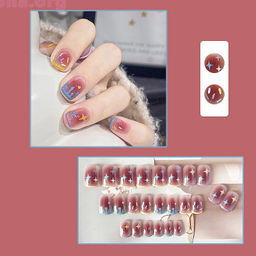 Набор накладных ногтей Red sky