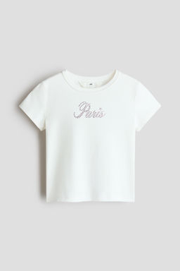 Camiseta con motivo decorativo - H&m фото 2