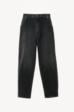 JEANS HIGH RISE BARREL FIT WILLY CHAVARRIA X ZARA / Negro  фото 4