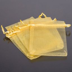 Мешочек: Органза желтый (5 шт)