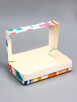 Цена за 20 шт. Коробка подарочная складная «Акварель» 20×12×4 см