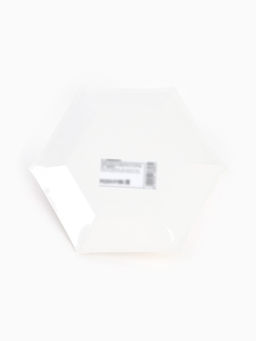 Посуда одноразовая бумажная на 12 персон, 22 предмета, мрамор розовый