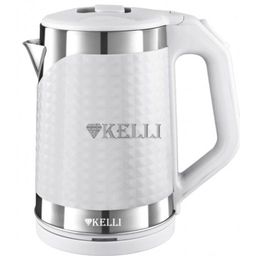 Чайник KELLI KL-1372W (1,8 л, мет/пласт)
