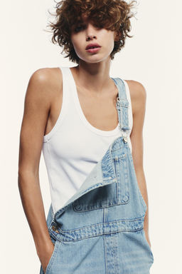 TRF DENIM DUNGAREES - Zara фото 2