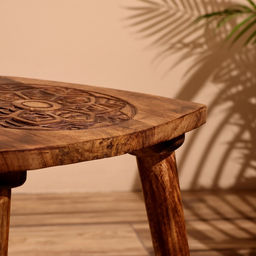 Столик кофейный, 38×38×45 см, манговое дерево