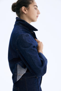 Chaqueta de sarga con cuello camisero - H&m фото 6