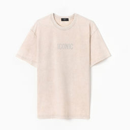 Футболка из вареного хлопка женская Mist Icon, размер S, молочная