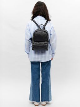 LACCOMA рюкзак Скарлет-Н2005-черный эко кожа хлопок