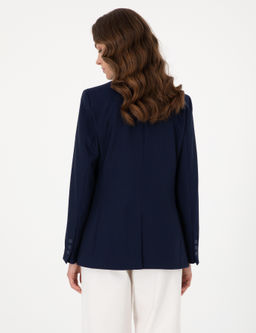 Lacivert Slim Fit Ceket