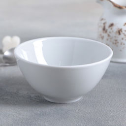 Пиала Дулевский фарфор «Бельё», 250 мл, d=11 см, белая