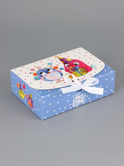 Цена за 5 шт. Подарочная коробка сборная с окном «Сюрприз», 16.5×11, 5×5 см