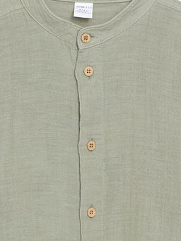 Hakim Yaka Uzun Kollu Basic Erkek Bebek G?mlek - Waikiki фото 2