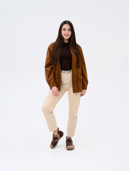 Ботинки женские демисезонные 206.NATAbr.Коричневый джангл+коричневый бабил/Шерсть