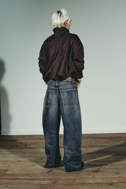 FAUX SUEDE BOMBER JACKET - Zara фото 4