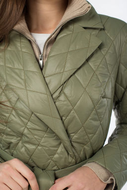 01-10766 Пальто женское демисезонное (пояс)