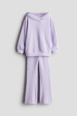 Conjunto de 2 piezas con sudadera y leggings