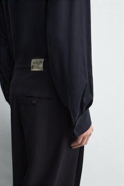 FLOWING SHIRT WITH PETER PAN COLLAR HARRY LAMBERT FOR ZARA X DISNEY  фото 7