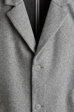 Abrigo en mezcla de lana Slim Fit - H&m фото 7