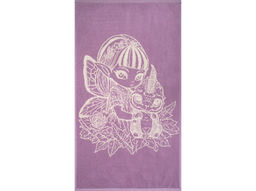 6с103.412ж1 Эльфийка (орхидея) Полотенце махровое 50х90см