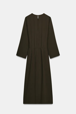 ZW COLLECTION PLEATED MIDI DRESS - Zara фото 6