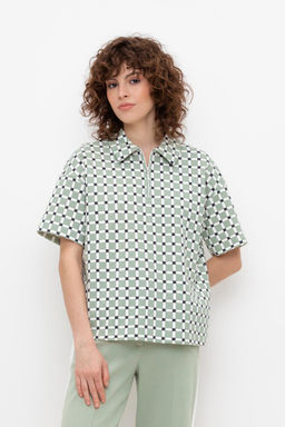 VERY NEAT _ ЕВТ 3210/шалфей,мозаика фуфайка жен