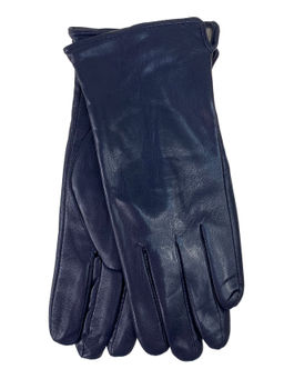 Элегантные женские перчатки из кожи и велюра, цвет шоколад - Greta фото 20