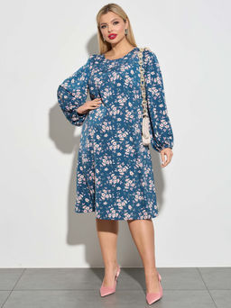 Платье 0277-1с морская глубина - Dora фото 8