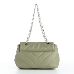 Сумка женская мессенджер на магните, 23×7×14 см, оливковая