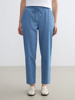 Beli Lastikli Carrot Fit Kad?n Jean Pantolon