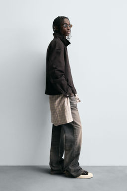 RELAXED FIT DENIM JACKET - Zara фото 4