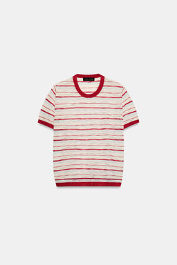 TOP PUNTO RAYAS MANGA CORTA / Multicolor - Zara фото 4