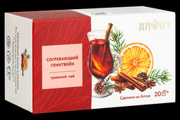 Травяной чай "Согревающий глинтвейн", 40 г (20 ф/п по 2 г) Алфит 7668