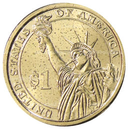 1 доллар 2013 года D США Уильям Мак-Кинли 25-й президент США