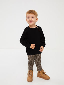 Beli Lastikli Erkek Bebek Pantolon