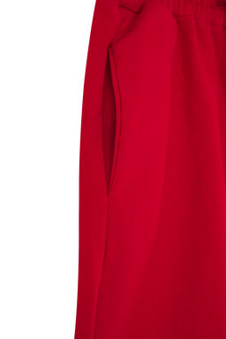 Siyah-K?rm?z? 2li Erkek Cocuk Pamuklu Basic Orme Sort & Bermuda TKDSS25SR00003 - Trendyolmilla фото 2