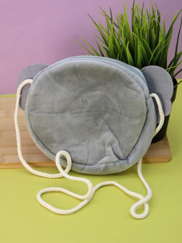 Сумочка плюшевая "Koala", grey (16*14 см)