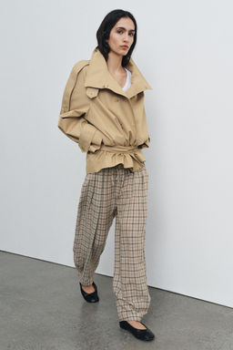CHECK TROUSERS ZW COLLECTION - Zara фото 9