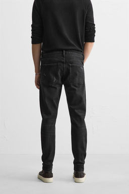 RIPPED SKINNY FIT JEANS - Zara фото 33
