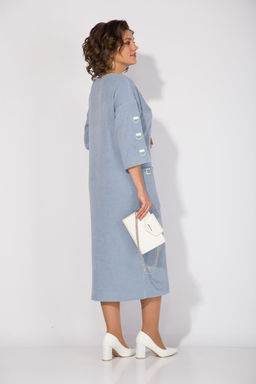 Платье Liliana 1485-Р голубой  фото 2