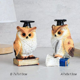 Фигурка Сова на книге 13 см / 6091 /уп 96/