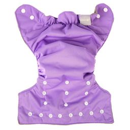 Трусики-подгузник, многоразовый, угольно-бамбуковая ткань, цвет фиолетовый, от 0-36 мес. - Крошка я фото 8